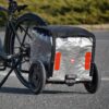 Faltbarer Fahrradanhänger Pullit - ausgeklappt mit Tasche